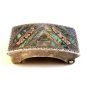Vintage Mexican Sterling Silver & Abalone Belt Buckle