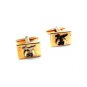 Vintage Gold Tone Masonic / Shriner Cufflinks by Hickok U.S.A.