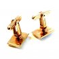 Vintage Gold Tone Masonic / Shriner Cufflinks by Hickok U.S.A.