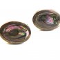 Vintage Mexican Alpaca Silver & Abalone Cufflinks