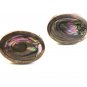 Vintage Mexican Alpaca Silver & Abalone Cufflinks