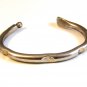 Vintage Signed Pipo Silver Cuff Bracelet