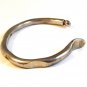 Vintage Signed Pipo Silver Cuff Bracelet