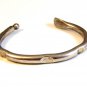 Vintage Signed Pipo Silver Cuff Bracelet