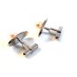 Vintage Silver & Cultured Pearl Cufflinks