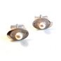 Vintage Silver & Cultured Pearl Cufflinks