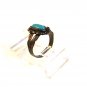 Native American Bells Trading Post Sterling Turquoise Babys Ring Sz 2 1/2