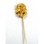 Art Nouveau Style Goldtone Lady Female Woman Head Stickpin Unmarked 8414