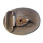 Vintage Grayish Western Cowboy Belt Buckle Made in U.S.A.