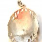 Vintage Siam Sterling Black Niello Enamel Dancer Brooch / Pendant