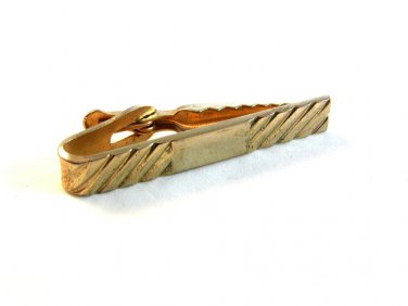 Vintage 1950's - 1960's Gold Tone Tie Clasp