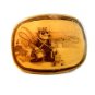 Vintage Old Man Gone Fishing Belt Buckle