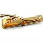 Vintage 1950 - 1960's Gold Tone Bull Tie Clasp Signed Balfour