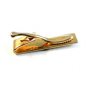 Vintage 1950 - 1960's Gold Tone Bull Tie Clasp Signed Balfour