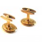 Vintage 1930's - 1950's Gold Tone Cufflinks Signed Simmons