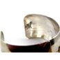 Mexican Taxco Sterling Silver 2 Tone Cuff Bracelet Signed Laton