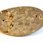 Pre drilled Gold Tone Black Enamel Western Cowboy Belt Buckle USA