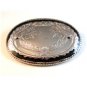 Pre drilled Silver Tone Black Enamel Western Cowboy Belt Buckle USA