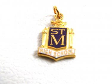 1960's 1960's St. M High School Charm 61214 Charm 61814
