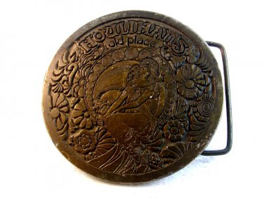 Vintage Houlihans Old Place Belt Buckle