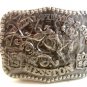 Vintage Mini 1986 National Finals Rodeo Bucking Broncho Belt Buckle by Hesston