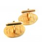 Vintage Gold Tone Haband 40th Year Cufflinks by Anson