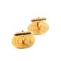 Vintage Gold Tone Haband 40th Year Cufflinks by Anson