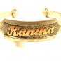 Vintage Sterling Silver & Gold KANIKA Bracelet Unbranded 7415