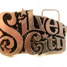 Vintage Silver City Belt Buckle