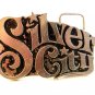 Vintage Silver City Belt Buckle