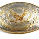 Large 5 1/4" X 4" American Eagle in Flight Belt Buckle 11112013