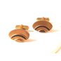 Vintage Swank Gold 2 Tone Cufflinks No. 444