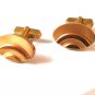 Vintage Swank Gold 2 Tone Cufflinks No. 444