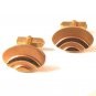 Vintage Swank Gold 2 Tone Cufflinks No. 444