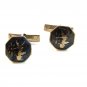Vintage Siam Sterling Silver Black Niello Dancer Cufflinks 05062013llm