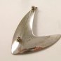 Fabulous Vintage Sterling Silver Modern Brooch By Orb