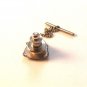 Vintage Siam Sterling Silver Black Niello Dancer Tie Tac cd