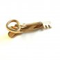 Vintage 1960's Gold Tone Key to Heart Tie Clasp by Hickok