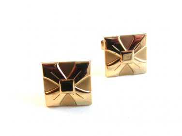 Vintage 1950's - 1960's Gold Tone Cufflinks