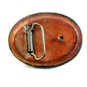 Vintage Armadillo Leather Belt Buckle