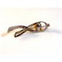 New Sterling Silver & Amber Brooch