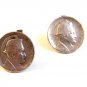 Vintage Sterling Silver Emperor Napoleon Cufflinks