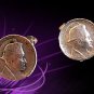 Vintage Sterling Silver Emperor Napoleon Cufflinks