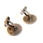 Vintage Sterling Silver Emperor Napoleon Cufflinks