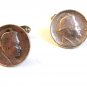 Vintage Sterling Silver Emperor Napoleon Cufflinks