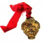 Unusual 1908 Knights of Columbus Houston TX Watch Fob by T.C. Gleas Co 7915