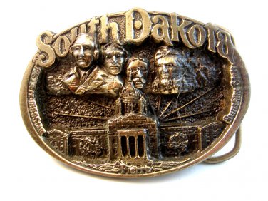 Vintage1983 South Dakota Belt Buckle Made In U.S.A.