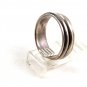 Mans Sterling Silver Worry Spinner Ring Size 13 04152014