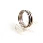 Mans Sterling Silver Worry Spinner Ring Size 13 04152014