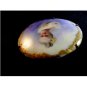 Antique Vintage Hand Painted Porcelain 18th Century Lady Brooch 10012013de